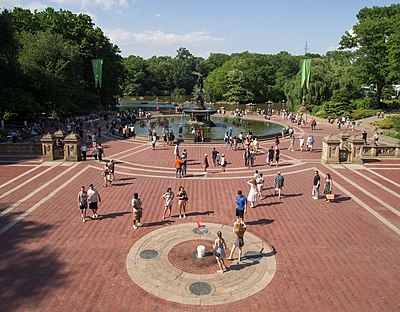 Central Park — Bethesda Fountain — today